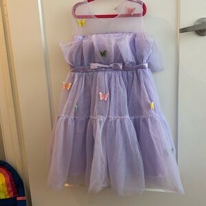 RAINBOW BUTTERFLY TULLE DRESS by Lola + The Boys